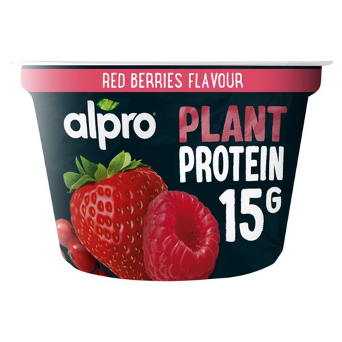 Alpro 15g High Protein Red Berries Dairy Free Soya Yoghurt Alternative