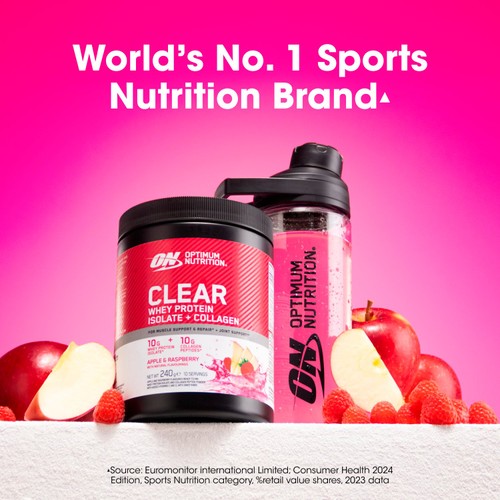 Optimum Nutrition Apple & Raspberry Clear & Collagen Powder