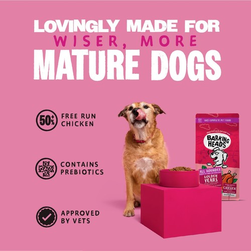 Barking Heads Golden Years Dry Dog Food 