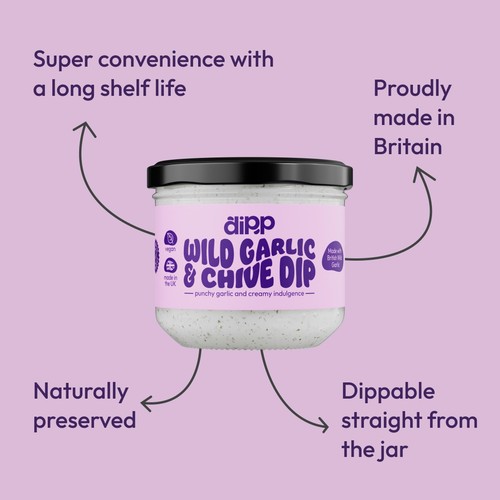 Dipp Dips Wild Garlic & Chive Dip