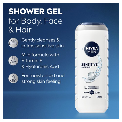NIVEA MEN Sensitive Shower Gel