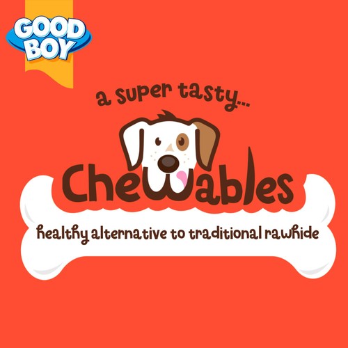 Good Boy Chewables Medium Bones Dog Treats Peanut Butter