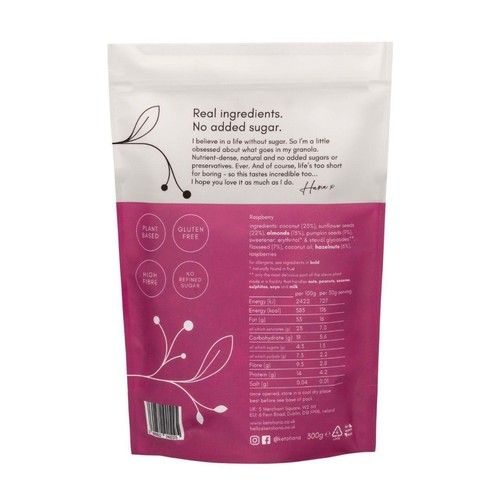 Keto Hana Raspberry Low Sugar Granola