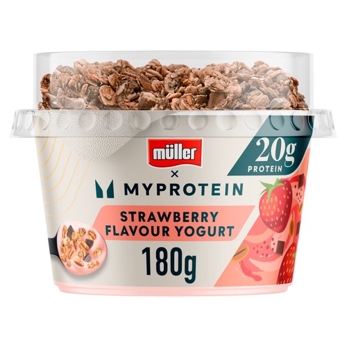 Muller My Protein Strawberry Yogurt with Granola