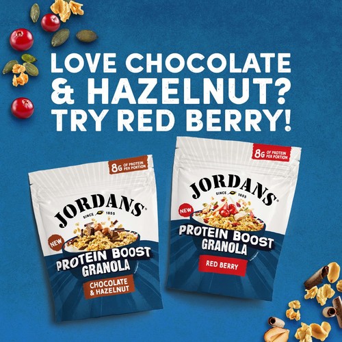 Jordans Protein Boost Chocolate & Hazelnut Granola