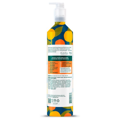 Faith In Nature Grapefruit & Orange Body Wash 500ml in Aluminium Bottle