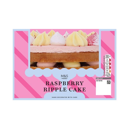 M&S Raspberry Ripple Cake