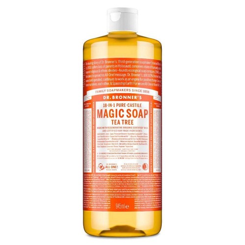 Dr. Bronner's Tea Tree Organic Multi-Purpose Castile Liquid Soap