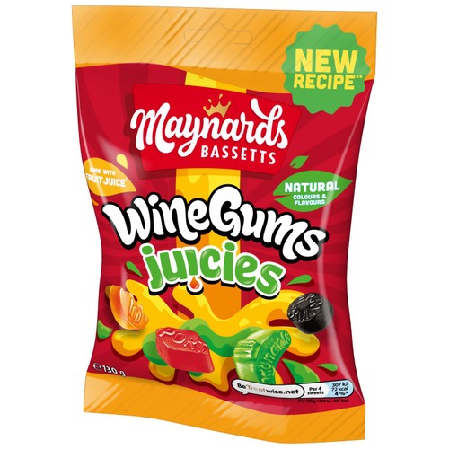 Maynards Bassetts Wine Gums Juicies Sweets Bag