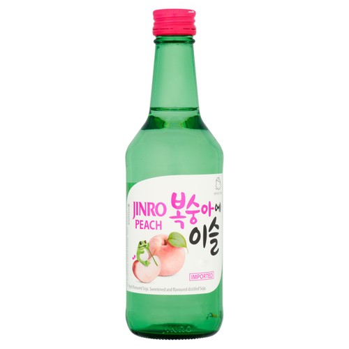 Jinro Peach Soju Korean Spirit Drink 