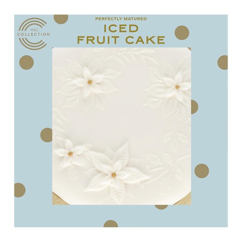 M&S Perfectly Matured Iced Fruit Cake