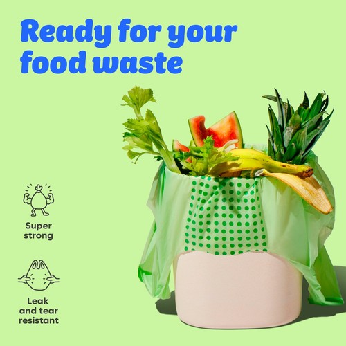 Who Gives A Crap Compostable Food Waste Bags 11L