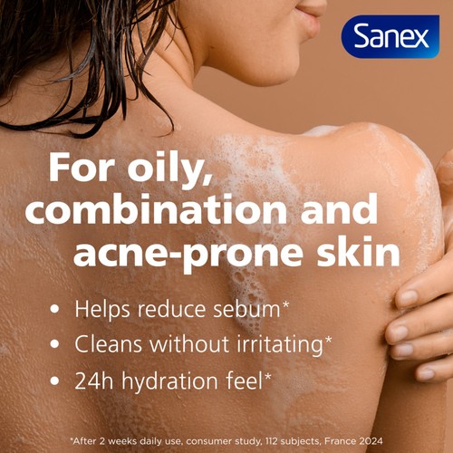 Sanex Skin Therapy Breakout Control Body Wash Shower Gel 450ml