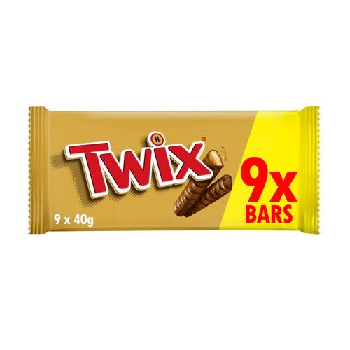 Twix Caramel & Milk Chocolate Fingers Biscuit Snack Bars Multipack