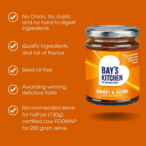 Bay's Kitchen Sweet & Sour Stir-in Low Fodmap Sauce