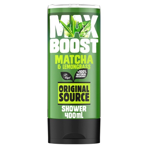Original Source Max Boost Matcha and Lemongrass Shower Gel
