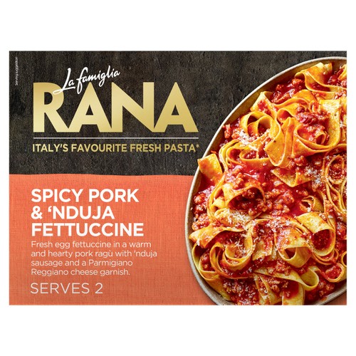 La Famiglia Rana Spicy Pork & Nduja Fettuccine Meal Kit