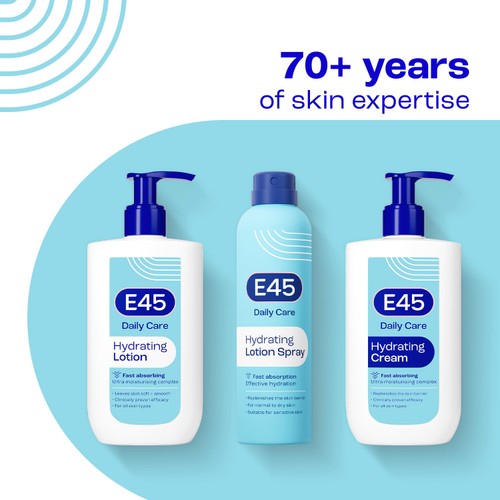 E45 Daily Moisturiser Lotion for Dry & Sensitive Skin