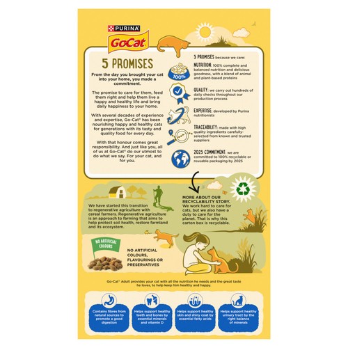 Go-Cat Herring with Vegetables Dry Cat Food