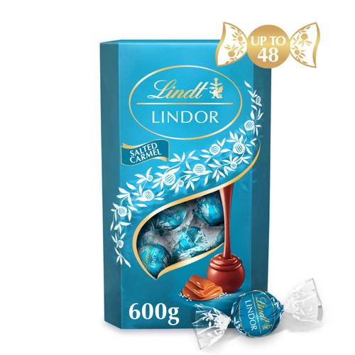 Lindt Lindor Salted Caramel Chocolate Truffles Extra Large Box