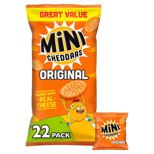 Jacob's Mini Cheddars Original Multipack Snacks 