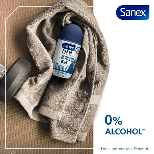 Sanex Men Active Control Antiperspirant Roll On Deodorant