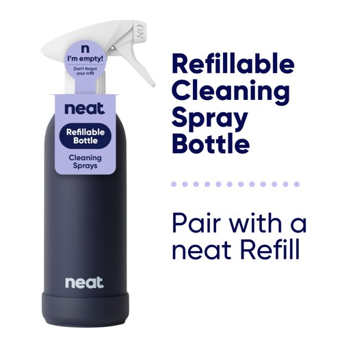 Neat Refillable Spray Bottle Midnight