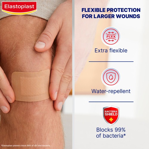 Elastoplast Fabric Plasters Knee & Elbow 