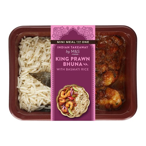 M&S King Prawn Bhuna with Basmati Rice Mini Meal