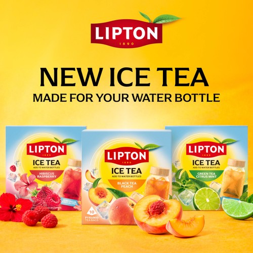 Lipton Iced Tea Cold Brew Peach Fruit Tea Bags