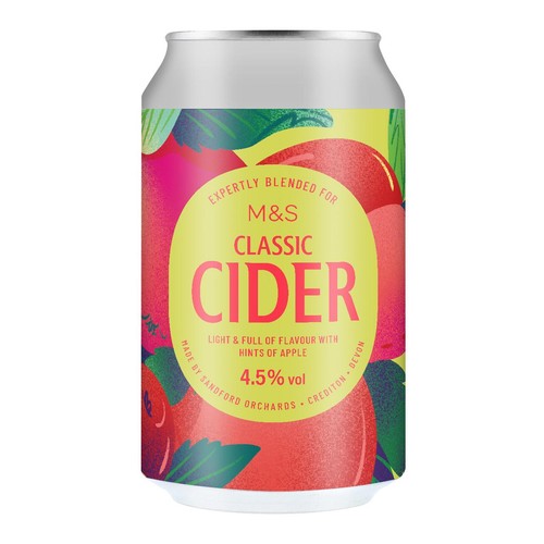 M&S x Sandford's Devon Cider