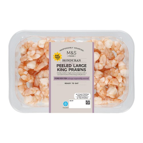 M&S Honduran Peeled Large King Prawns