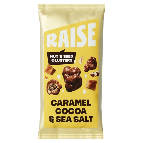 Raise Snacks-Caramel Sea Salt, Clusters of Nuts & Seeds