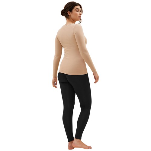 M&S Womens  Heatgen Plus Thermal Brushed Leggings ,16, Black