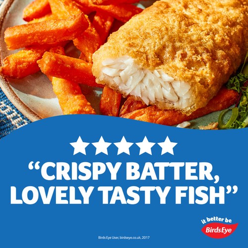 Birds Eye 4 MSC Battered Cod Fish Fillets