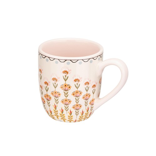 Cath Kidston Painted Table Breakfast Mug Pink
