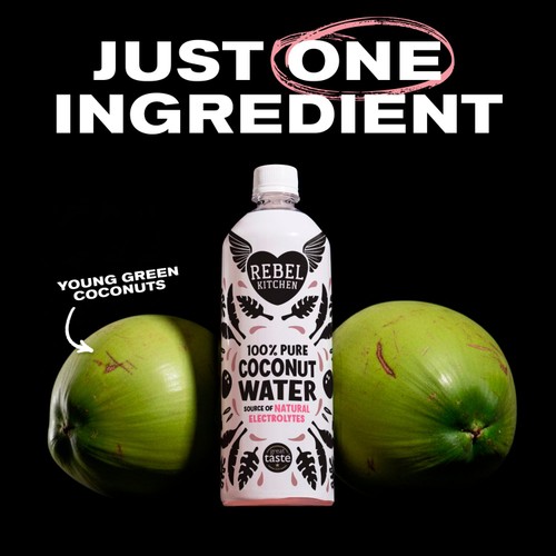 Rebel Kitchen 100% Pure Coconut Water