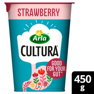 Arla Cultura Strawberry Gut Health Yogurt with Fibre