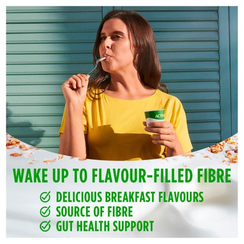 Activia Fibre Walnut & Oat Gut Health Breakfast Yoghurt Multipack