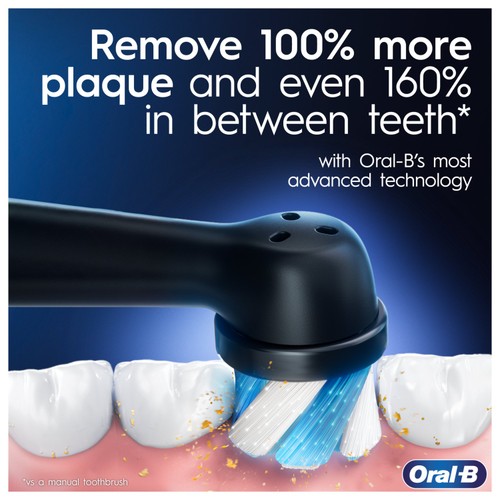 Oral-B iO4 Black Electric Toothbrush + Travel Case