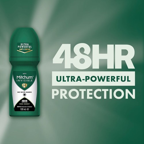 Mitchum Men Invisible Pure Energy Roll On Ocado