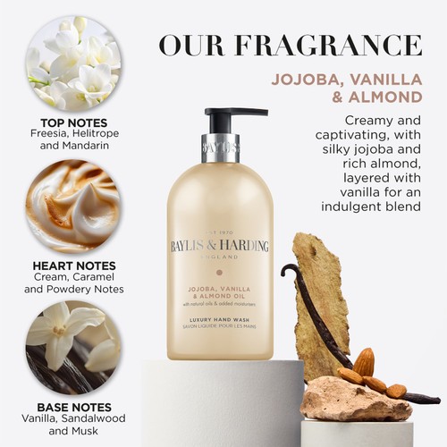 Baylis & Harding Jojoba Vanilla & Almond Oil Hand Wash