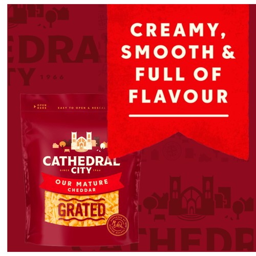 Cathedral City Mature Grated Cheddar Cheese