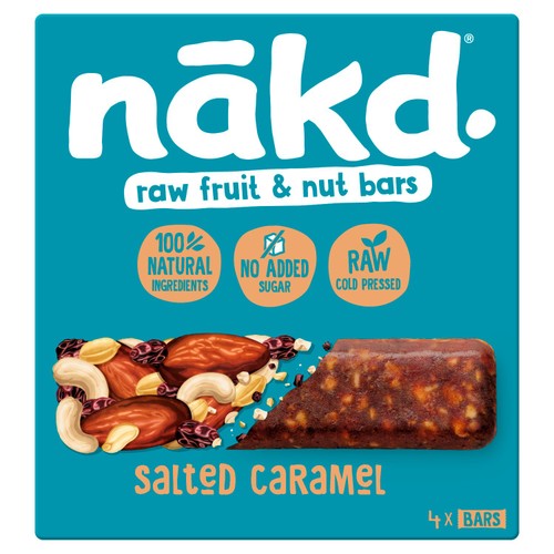 nakd. Salted Caramel Fruit & Nut Bars Multipack