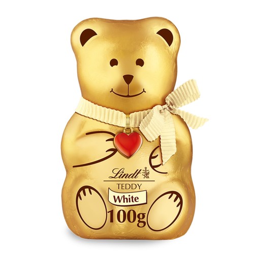 Lindt White Chocolate Teddy Bear
