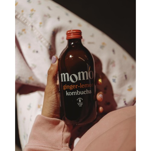 MOMO Kombucha Organic Ginger-Lemon