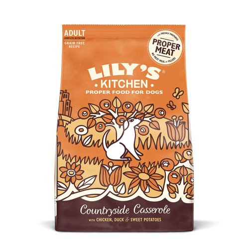 Lily's Kitchen Dog Chicken & Duck Countryside Casserole Adult Dry Food