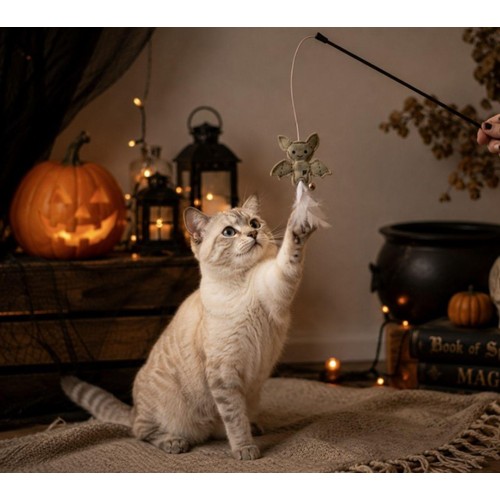 Petface Bella Bat Catnip Teaser Cat Toy