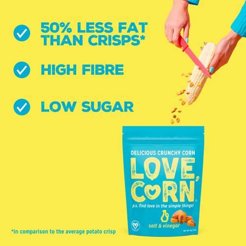 Love Corn Salt & Vinegar Crunchy Corn
