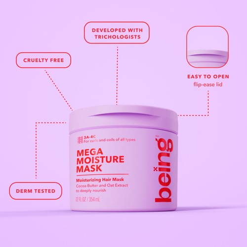 Being MEGA MOISTURE Moisturising Hair Mask
